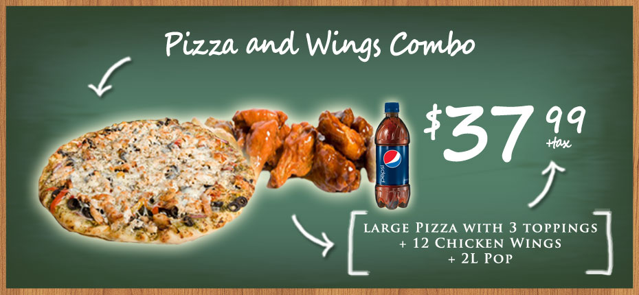 Pizza and Wings Combo